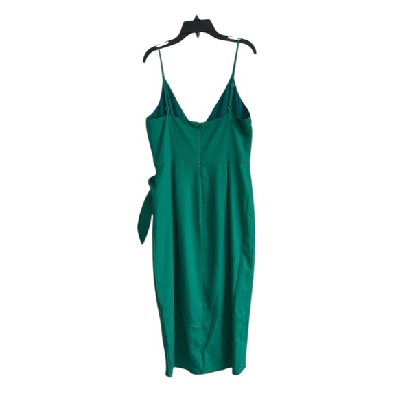 Lovers + Friends Orchid‎ Dress Green Wrap Cocktail Party Size M - Picture 5 of 11